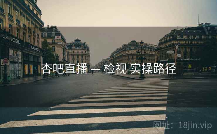 杏吧直播 — 检视 实操路径