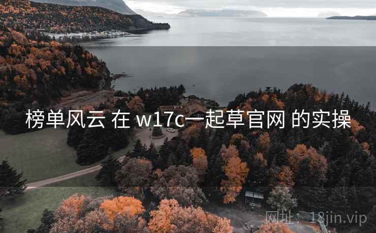 榜单风云 在 w17c一起草官网 的实操